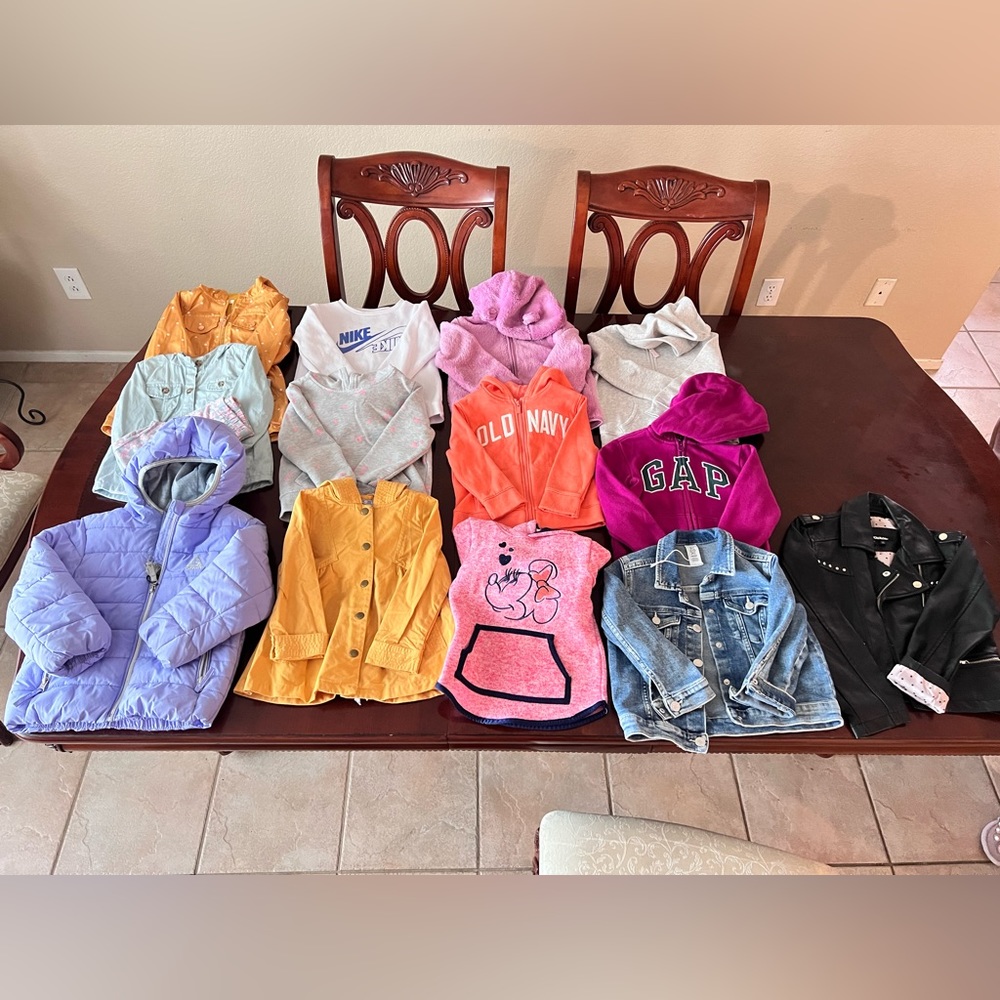 Toddler girl sweaters and jackets